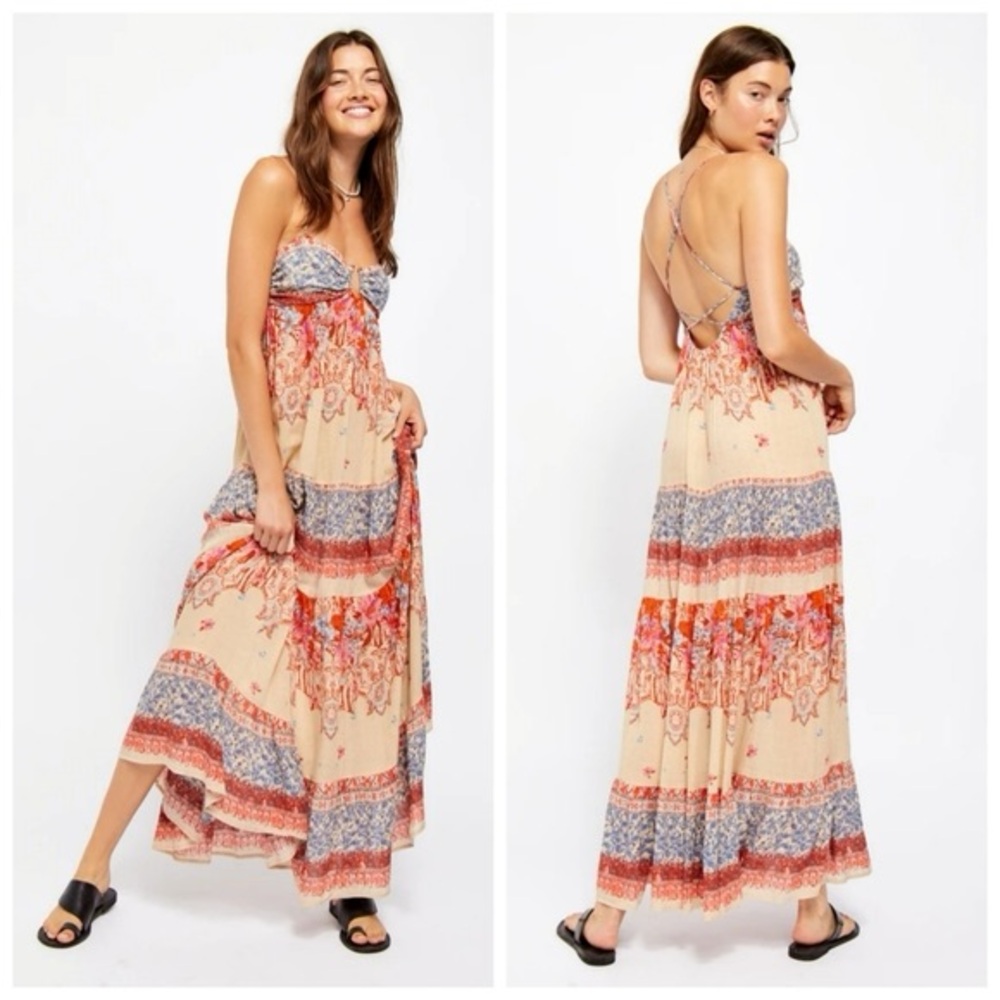 Free People Give a Little Bit Maxi Slip